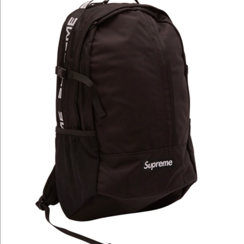 NWT SUPREME Black Backpack